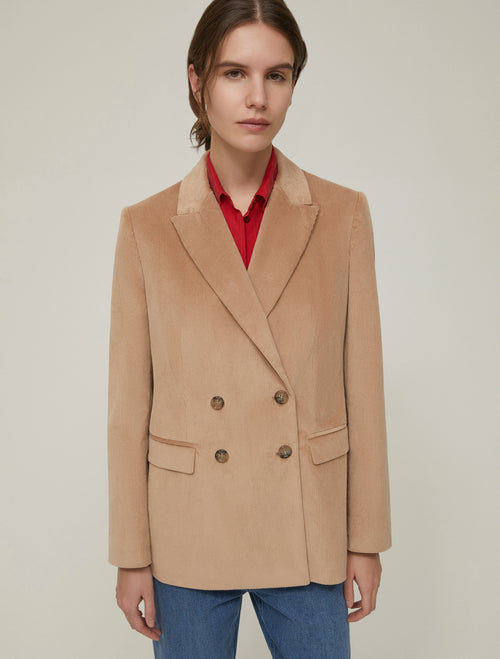 Blazer in velluto a coste