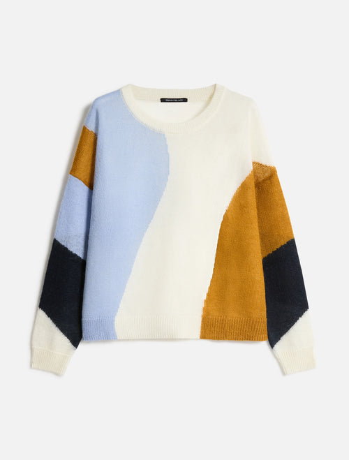 Maglia a intarsio jacquard