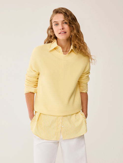 Maglia girocollo in lana leggera