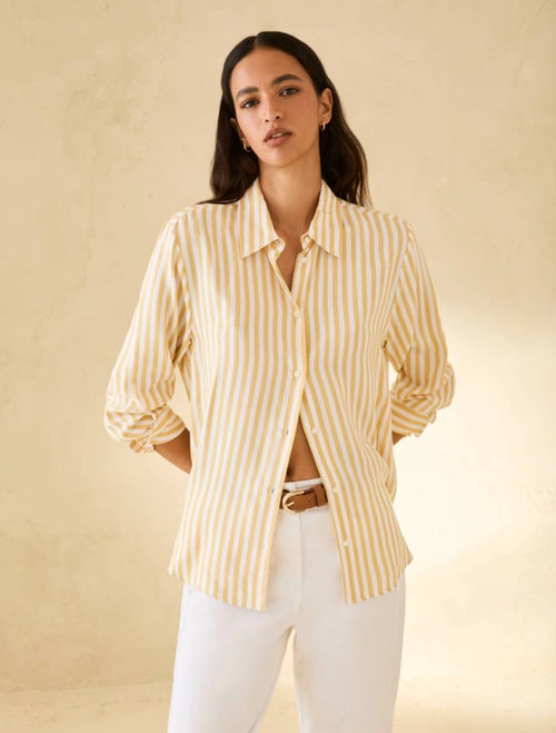 Camicia in twill fluido