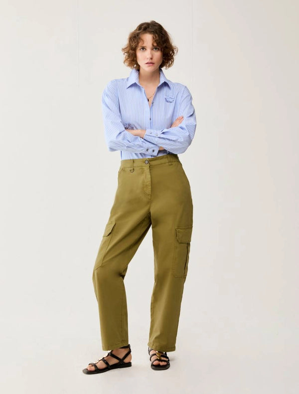 Pantaloni cargo in cotone